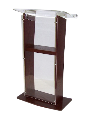 Clear Stand Off Acrylic Podium