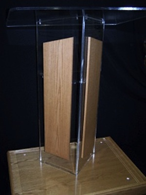 Clear Clear Victory Acrylic Podium