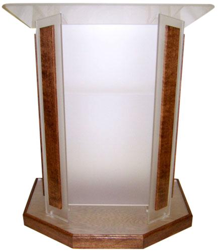 Frosted Frosted High End Acrylic Podium