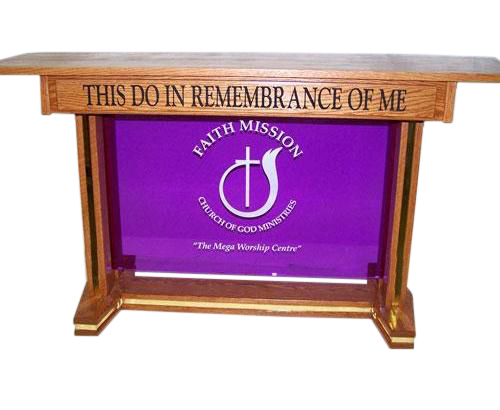 Purple Purple Acrylic H-Style Table