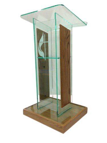 Glass Color Glass Color Standard Acrylic Podium