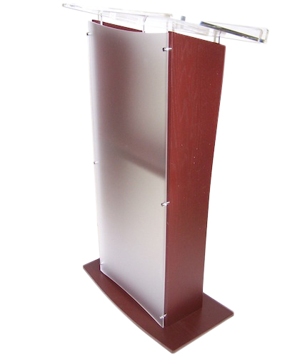Clear / Frosted Front Clear-Frosted Stand Off Acrylic Podium