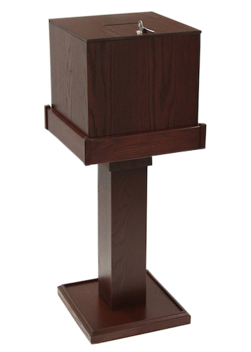 Black cherry All Wood Collection Box